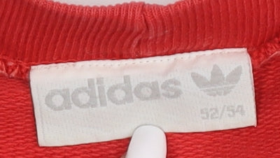 Adidas Men's Red Pullover Sweatshirt L