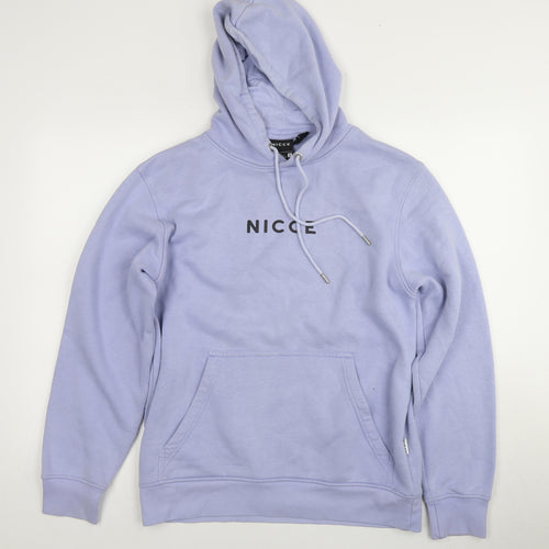 Nicce Men's Purple Pullover Hoodie, Size S