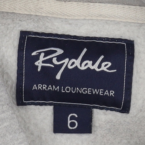 Rydale Unisex Grey Hoodie, Size 10, Animal Print