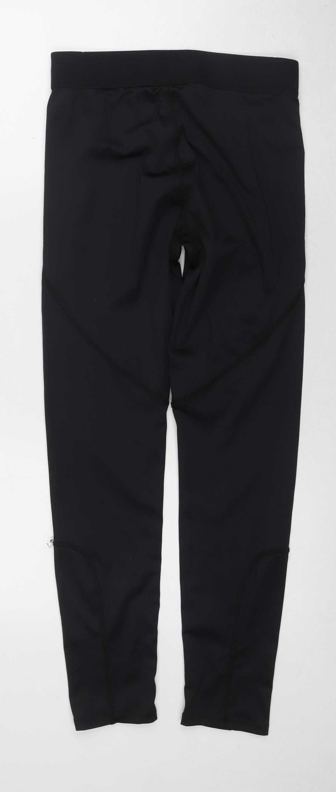 WORK OUT Women's Black Compression Leggings S