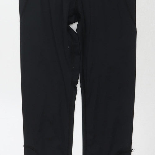 WORK OUT Women's Black Compression Leggings S
