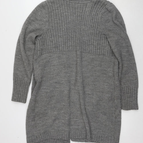 Wallis Grey Women's Cardigan Size 14 High Neck