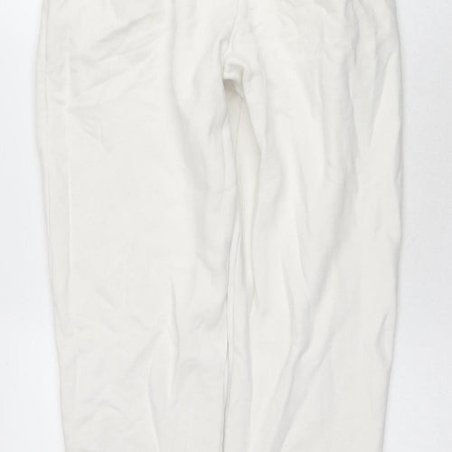 Fiorucci Unisex White L Cotton Tracksuit Pants