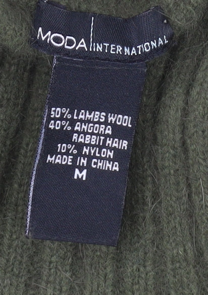 MODA International Women's Green Sweater Dress M