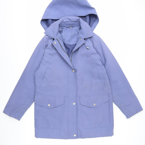 Dannimac Women's Blue Waterproof Rain Coat Jacket S