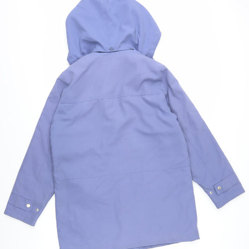 Dannimac Women's Blue Waterproof Rain Coat Jacket S
