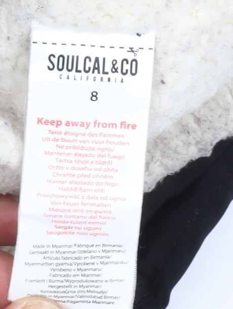 SoulCal & Co Women's Black Puffer Jacket Size 8