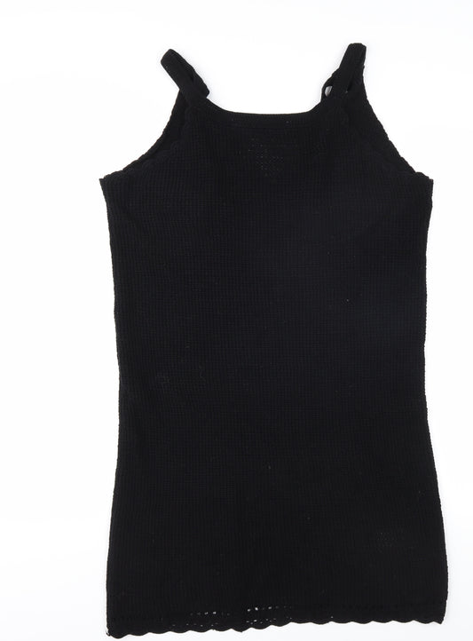 Oliver Bonas Black Slip Dress - Size 10