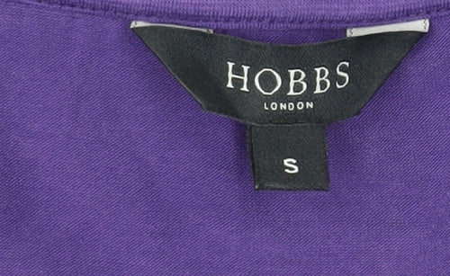 Hobbs Women's Purple Basic T-Shirt, Size S, Summer Casual