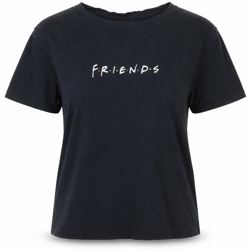 Marks and Spencer Friends Women's Black T-Shirt Size 8