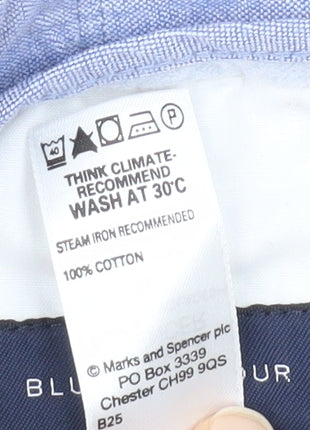 Marks and Spencer Men's Beige Chino Shorts Size 34