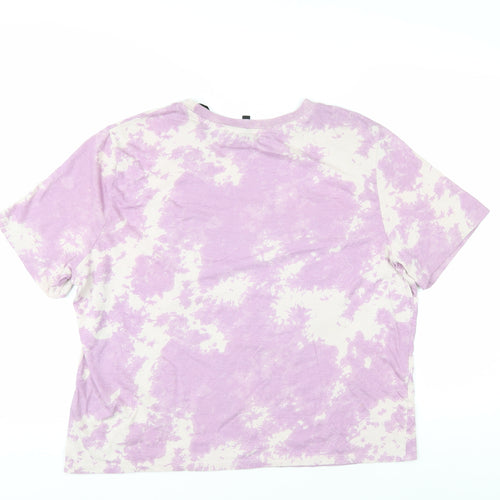 H&M Unisex Purple Tie-Dye Scooby-Doo T-Shirt L
