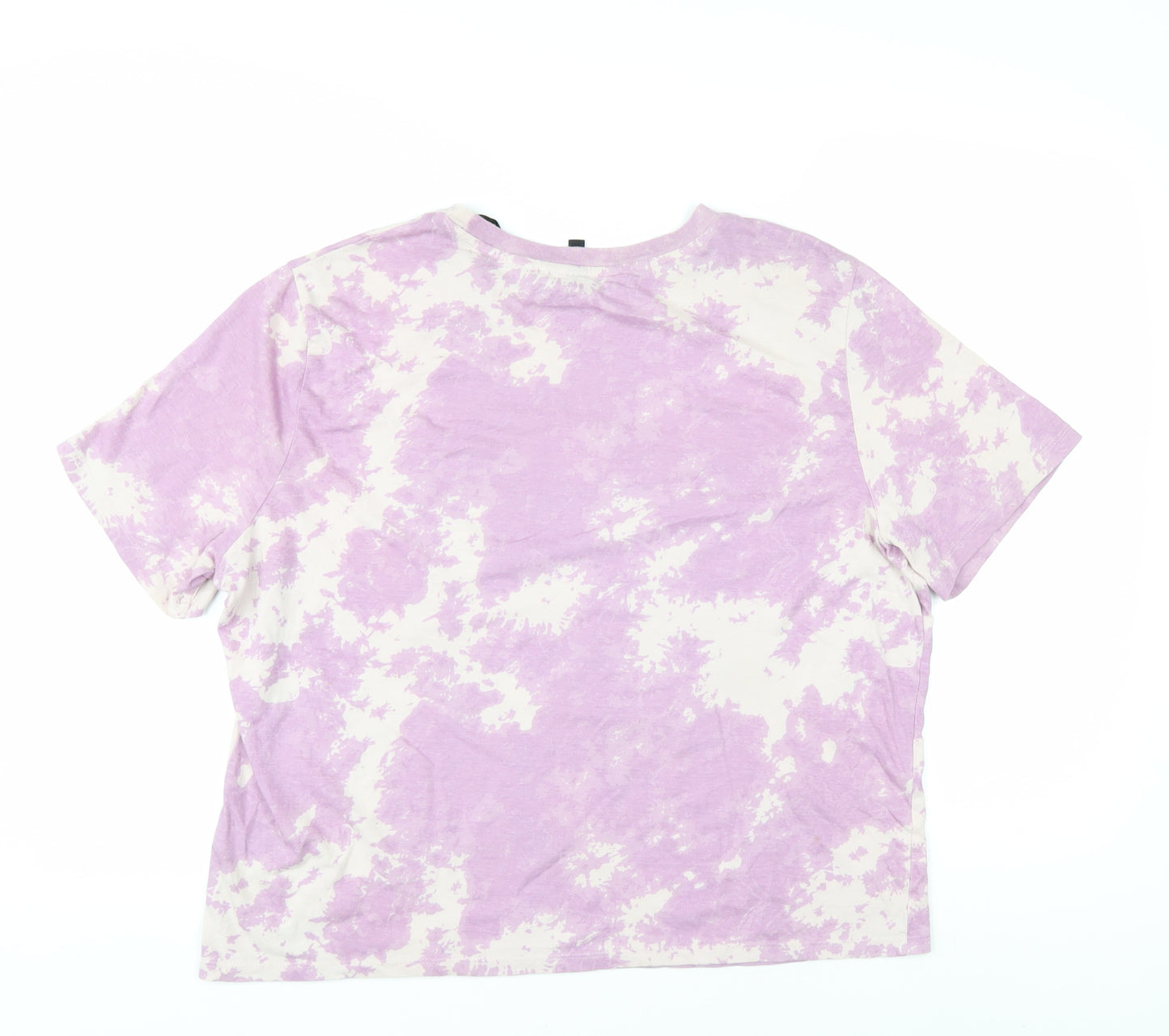 H&M Unisex Purple Tie-Dye Scooby-Doo T-Shirt L