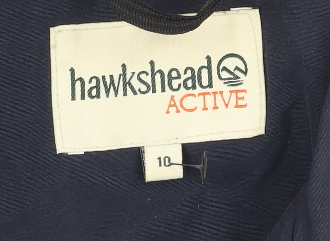 Hawkshead Blue Unisex Windbreaker Jacket Size 10