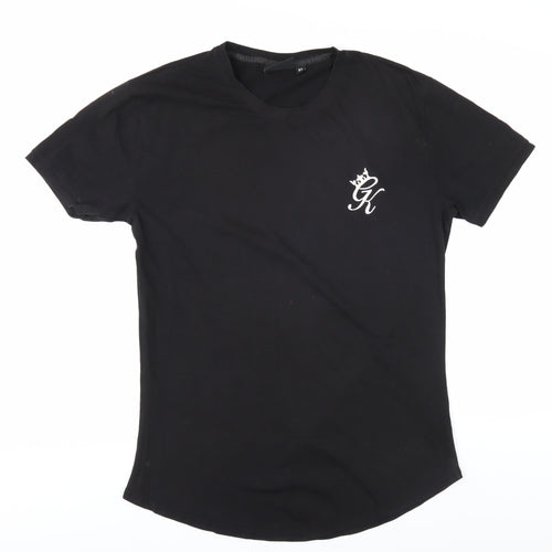 Gym King Men's XL Black Logo T-Shirt, Comfortable Cotton