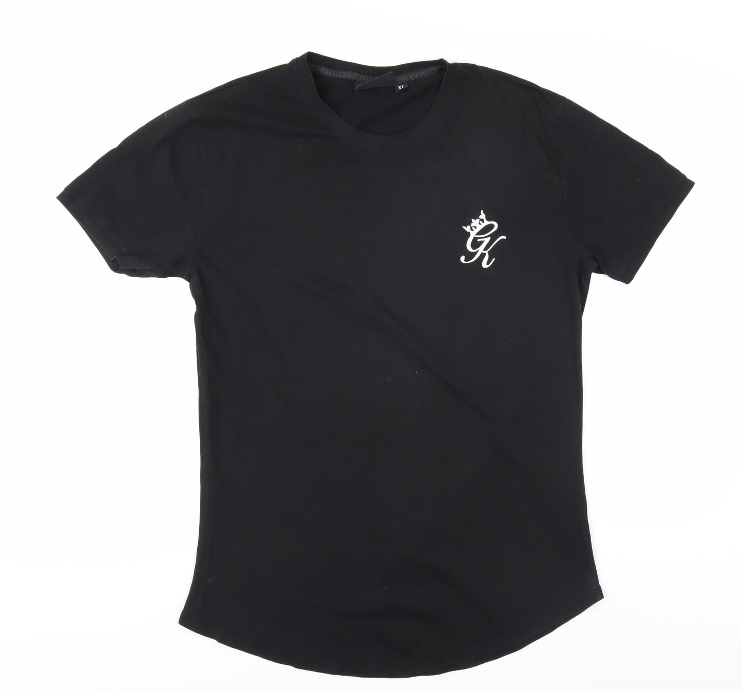 Gym King Men's XL Black Logo T-Shirt, Comfortable Cotton