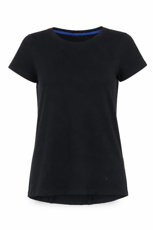 Front view of Boden Women's Black XS Basic T-Shirt