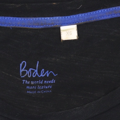 Boden Women's Black XS Basic T-Shirt