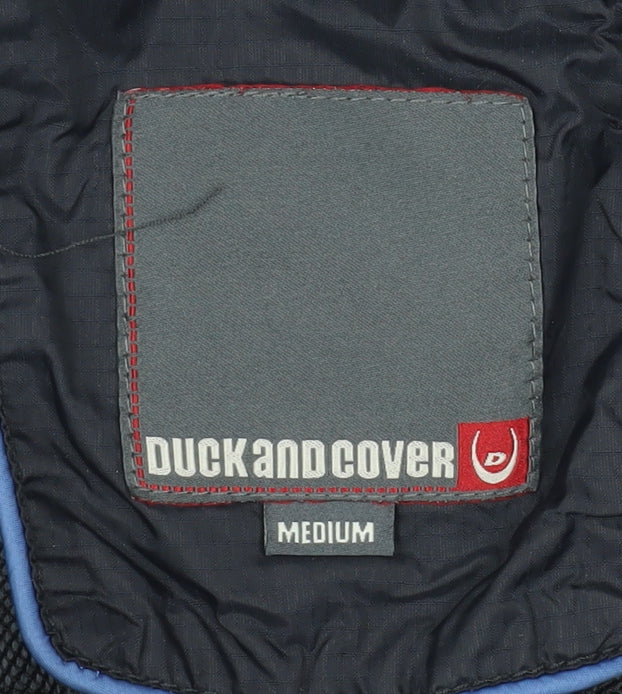 Duck and Cover Men's Black Medium Windbreaker Jacket