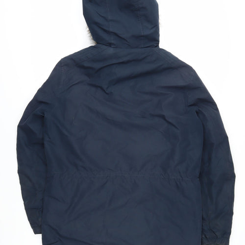 Jack & Jones Men's Blue Parka Jacket M - Hooded Winter Coat