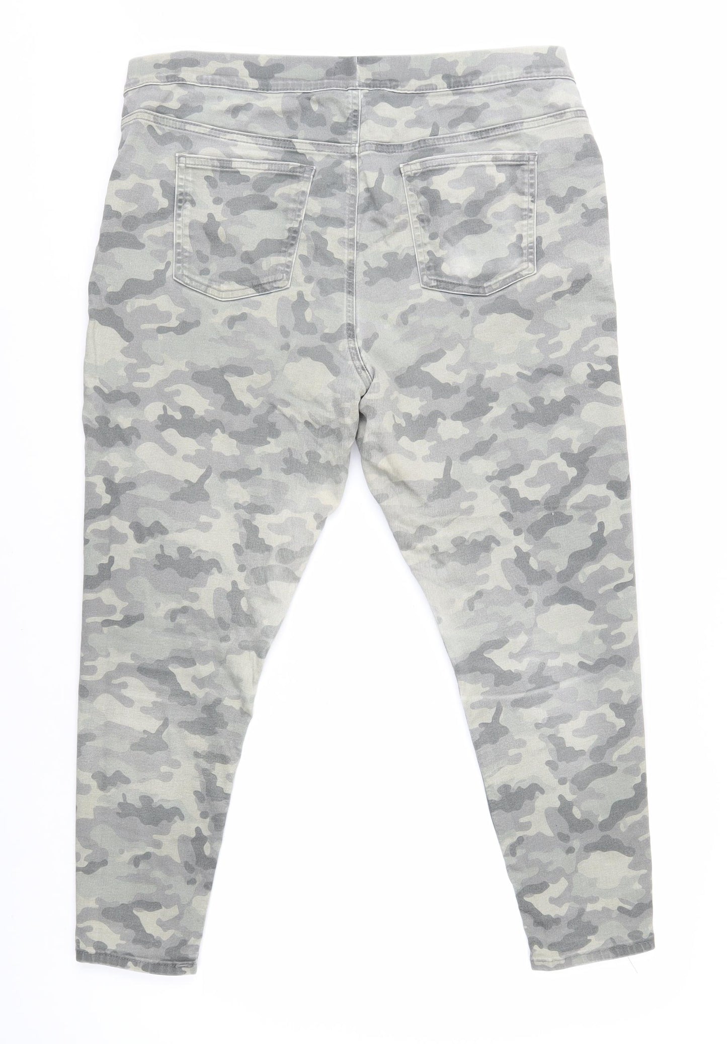 Marks and Spencer Women’s Camouflage Jeggings Grey Size 18