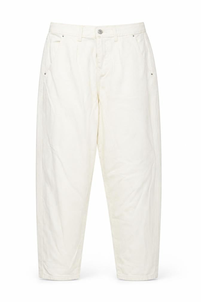 Front view of Urban Bliss Women's Ivory Chino Trousers -, size 6