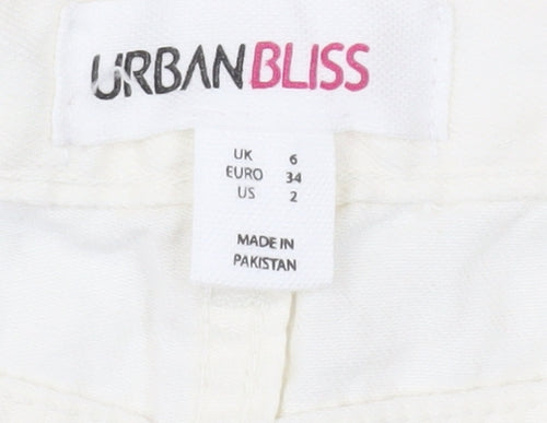 Urban Bliss Women's Ivory Chino Trousers - Size 6