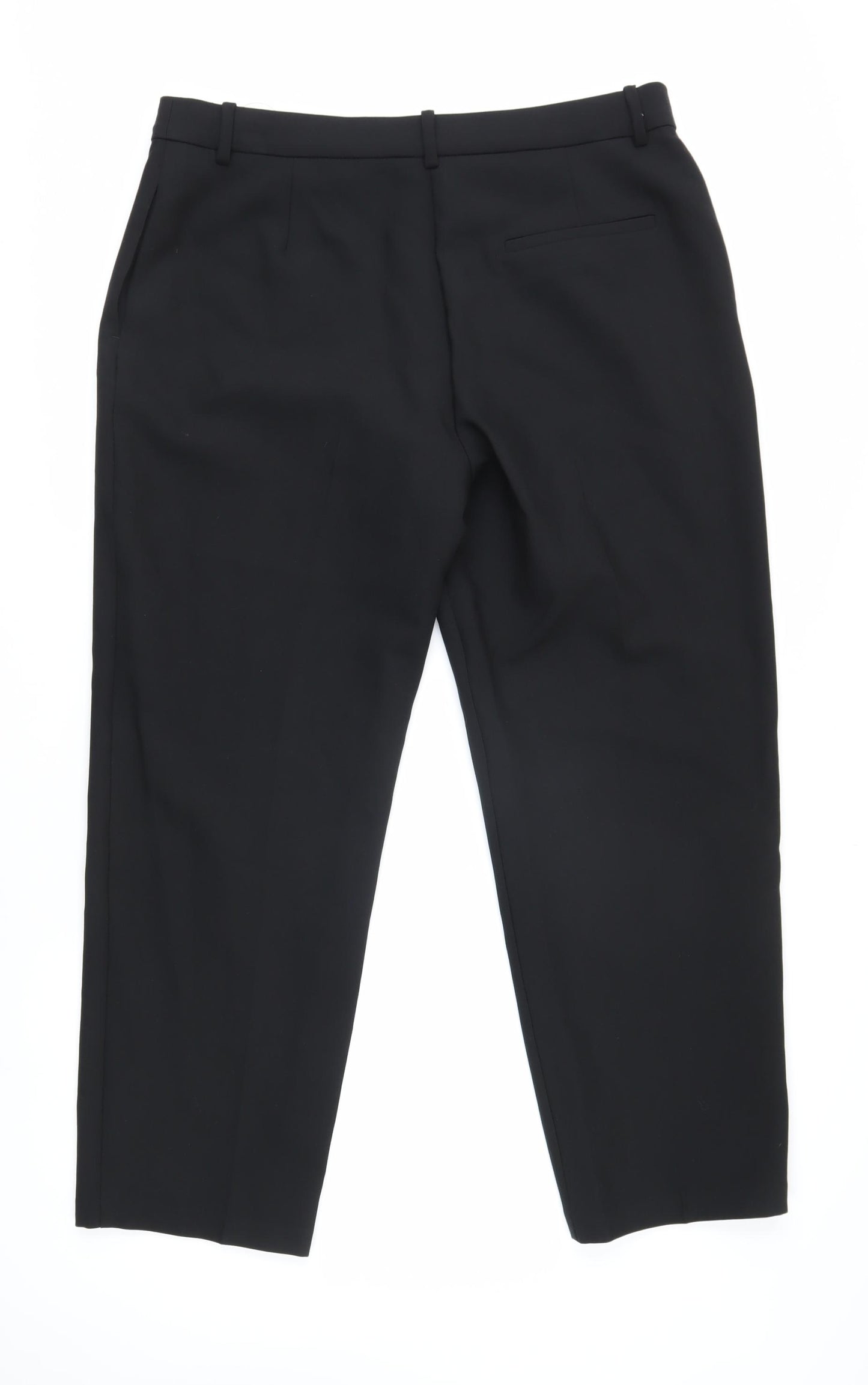 Marks and Spencer Women's Black Cropped Trousers Size 16