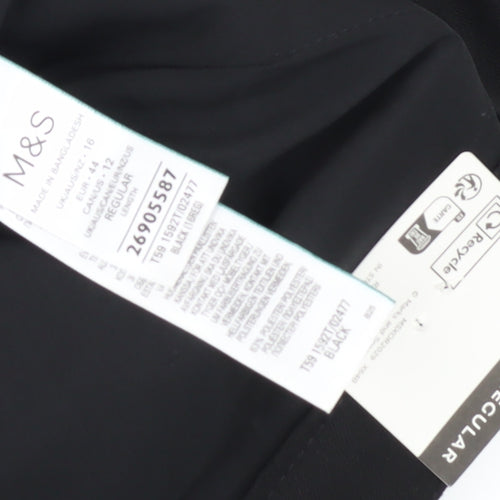 Marks and Spencer Women's Black Trousers Size 16