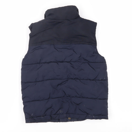 Joules Boys Blue Puffer Jacket 4 Years Lined Padded