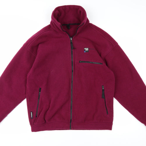 Sprayway Unisex Red Full Zip Fleece Jacket M