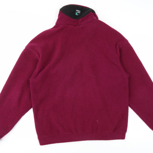 Sprayway Unisex Red Full Zip Fleece Jacket M