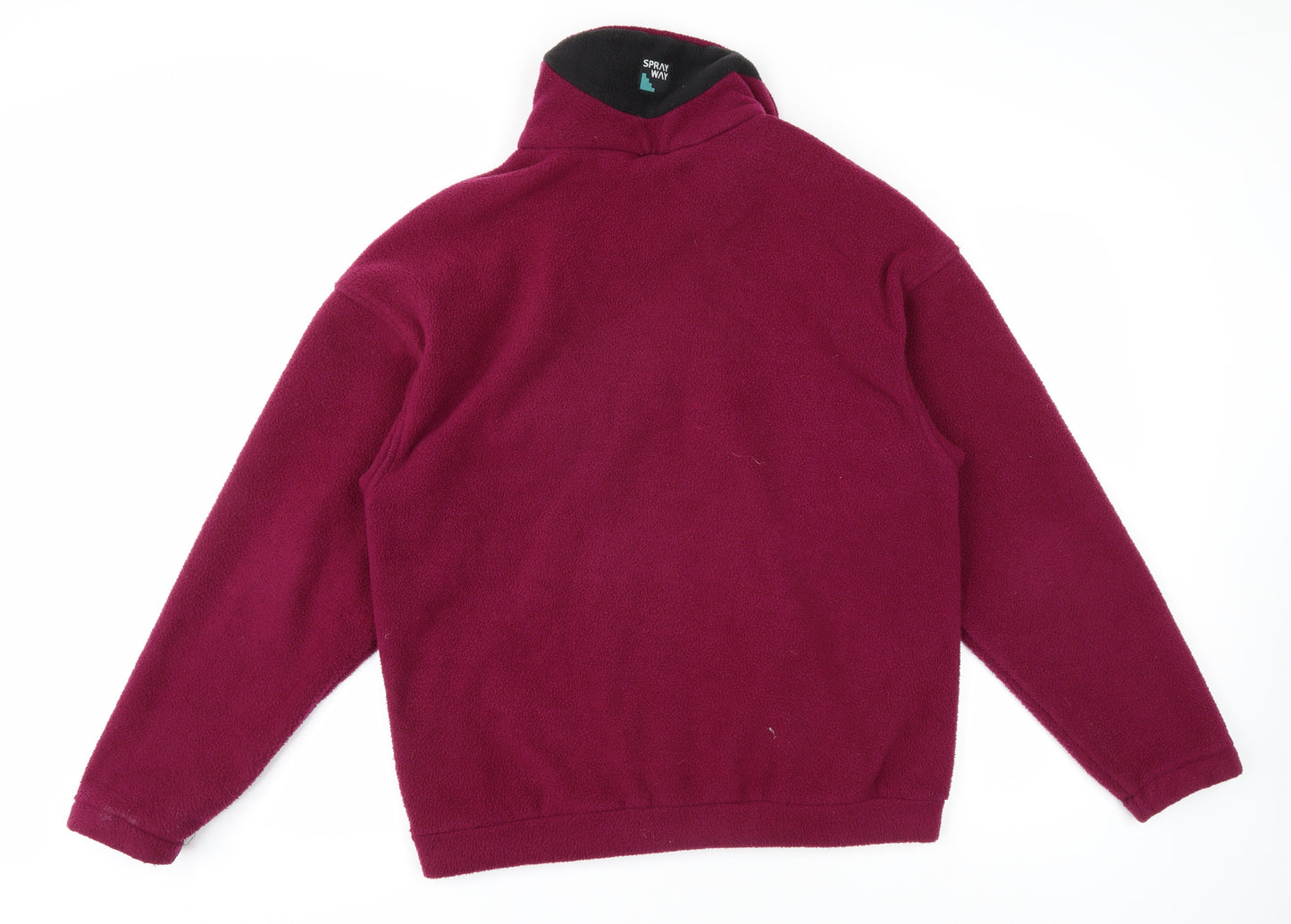 Sprayway Unisex Red Full Zip Fleece Jacket M
