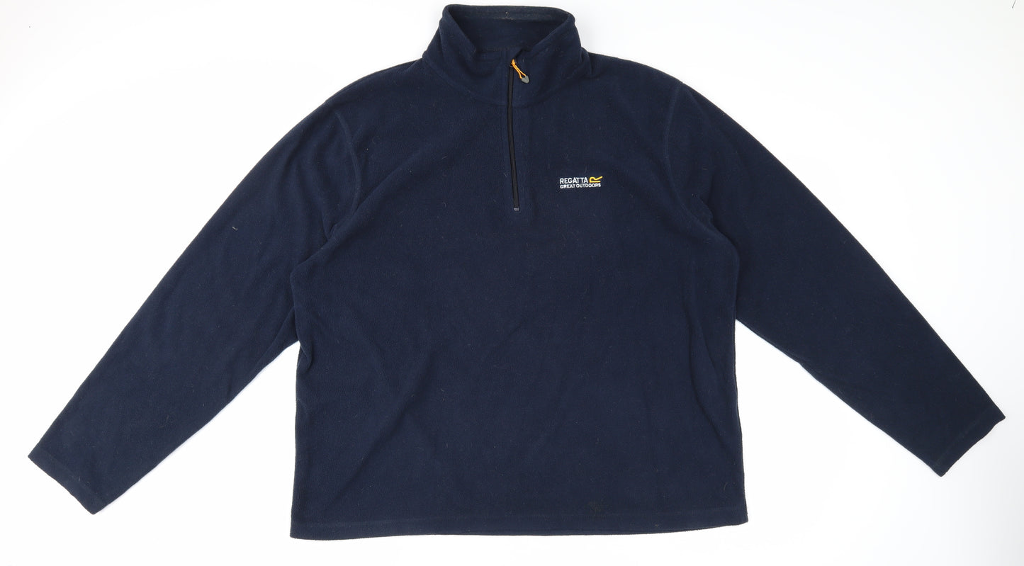 Regatta Men's Blue Fleece Pullover Sweatshirt XL