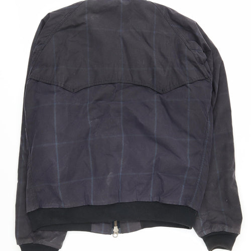 Barbour Men's Black Motorcycle Jacket 2XL - Cotton Classic