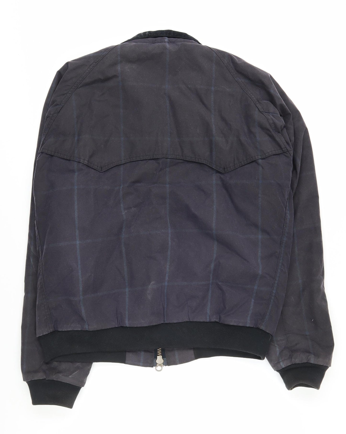 Barbour Men's Black Motorcycle Jacket 2XL - Cotton Classic