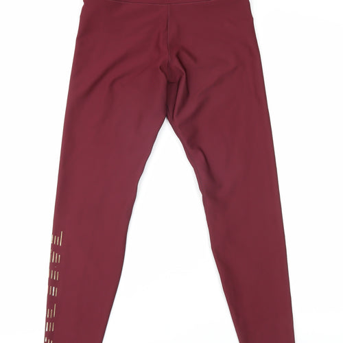 Next Women's Red Activewear Leggings Size 12