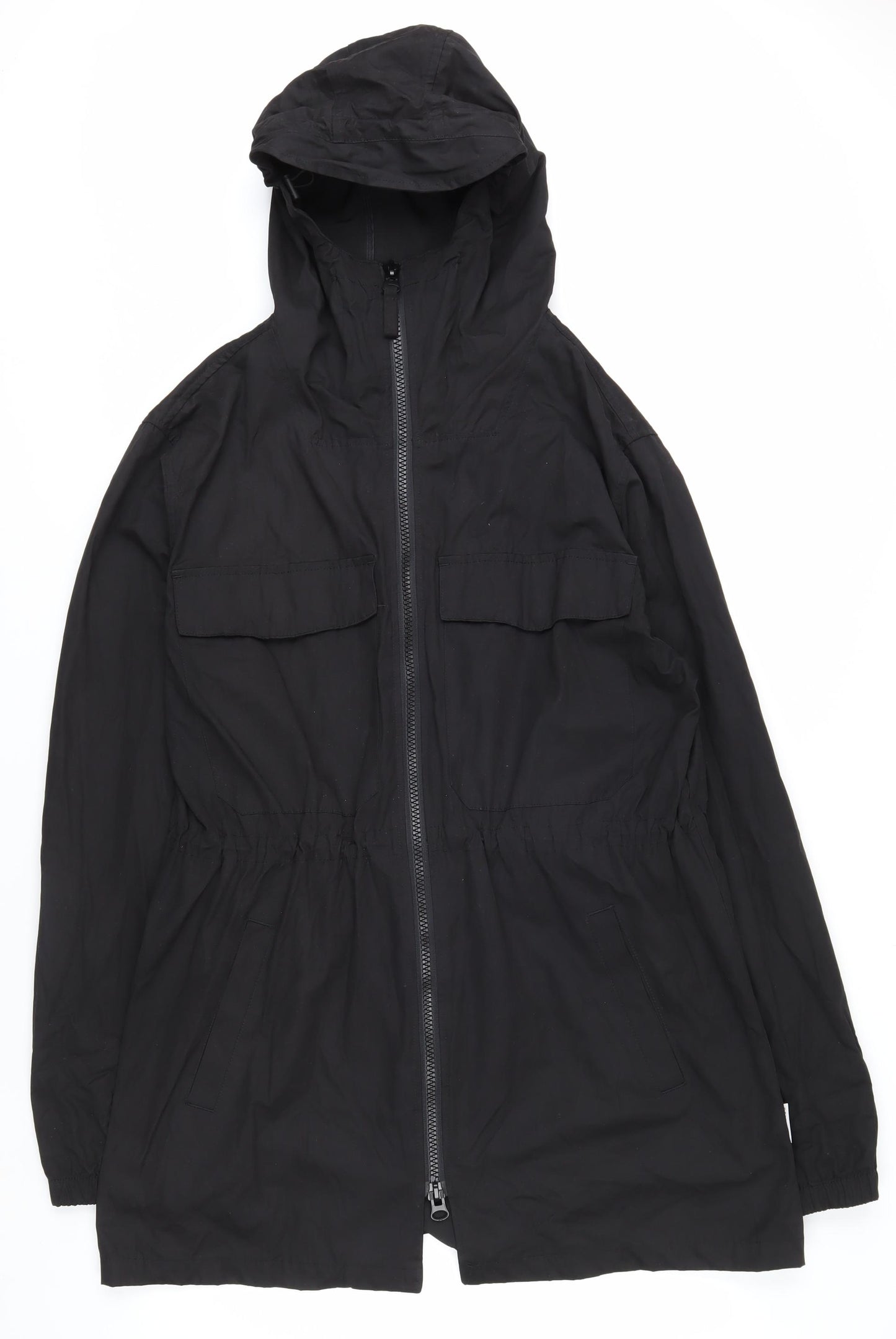 Bellfield Men's Black XL Hooded Parka Jacket