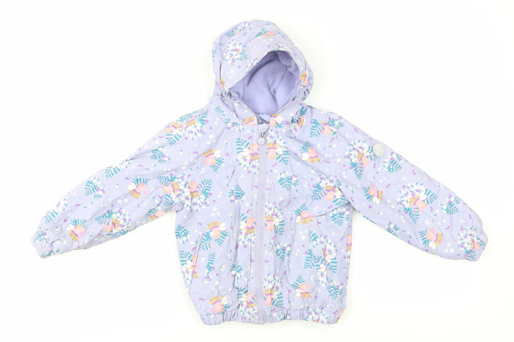 Regatta Girls Purple Peppa Pig Floral Parka Jacket 5 Years