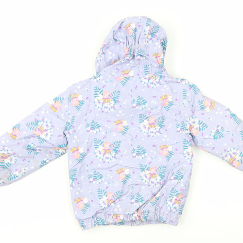 Regatta Girls Purple Peppa Pig Floral Parka Jacket 5 Years