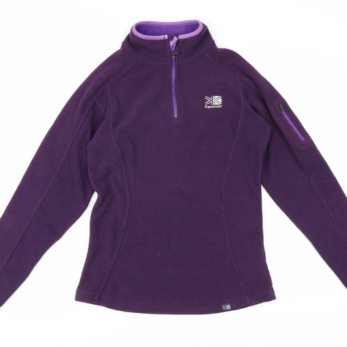 Karrimor Girls Purple Fleece Pullover Sweatshirt 13 Years
