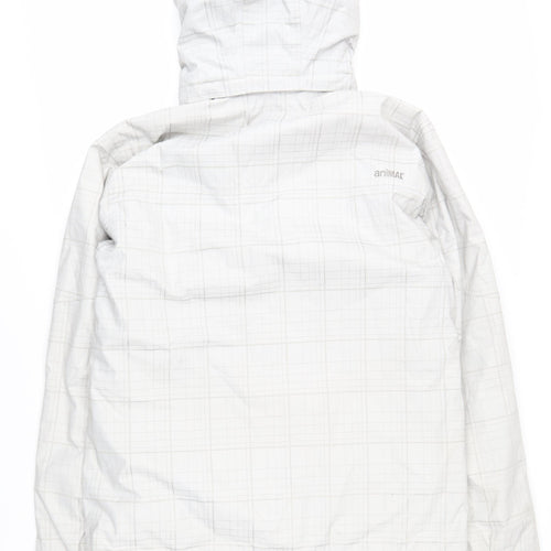 Animal Men’s White Ski Jacket M Waterproof Hooded
