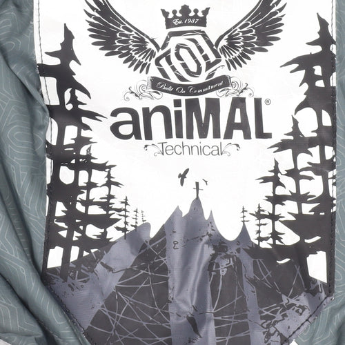 Animal Men’s White Ski Jacket M Waterproof Hooded