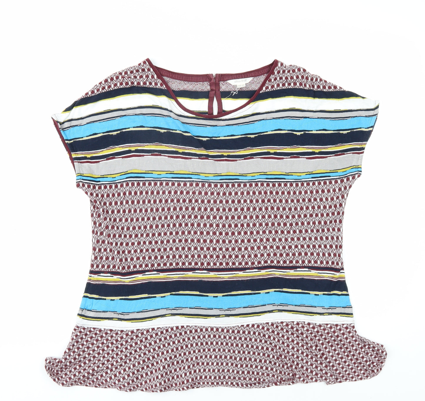 White Stuff Women's Multicoloured Striped T-Shirt