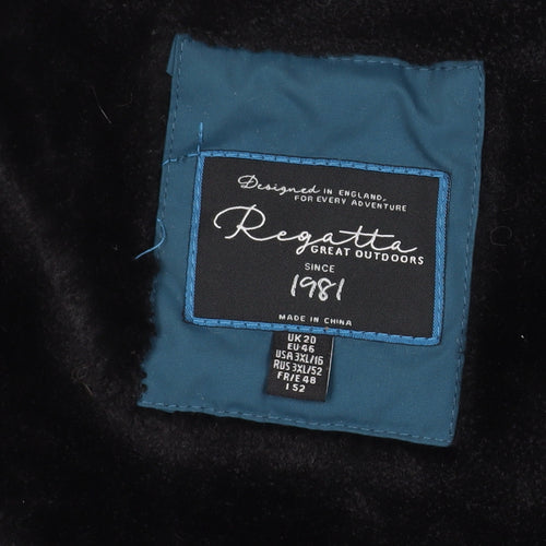 Regatta Women's Blue Parka Jacket Size 20