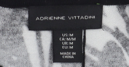 Adrienne Vittadini Women's Multicolour Floral 3/4 Sleeve Blouse