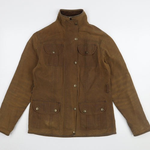 Elveden Women's Brown Waxed Cotton Jacket Size 10