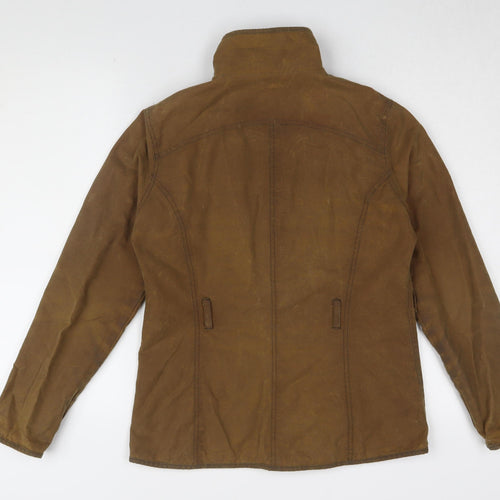 Elveden Women's Brown Waxed Cotton Jacket Size 10