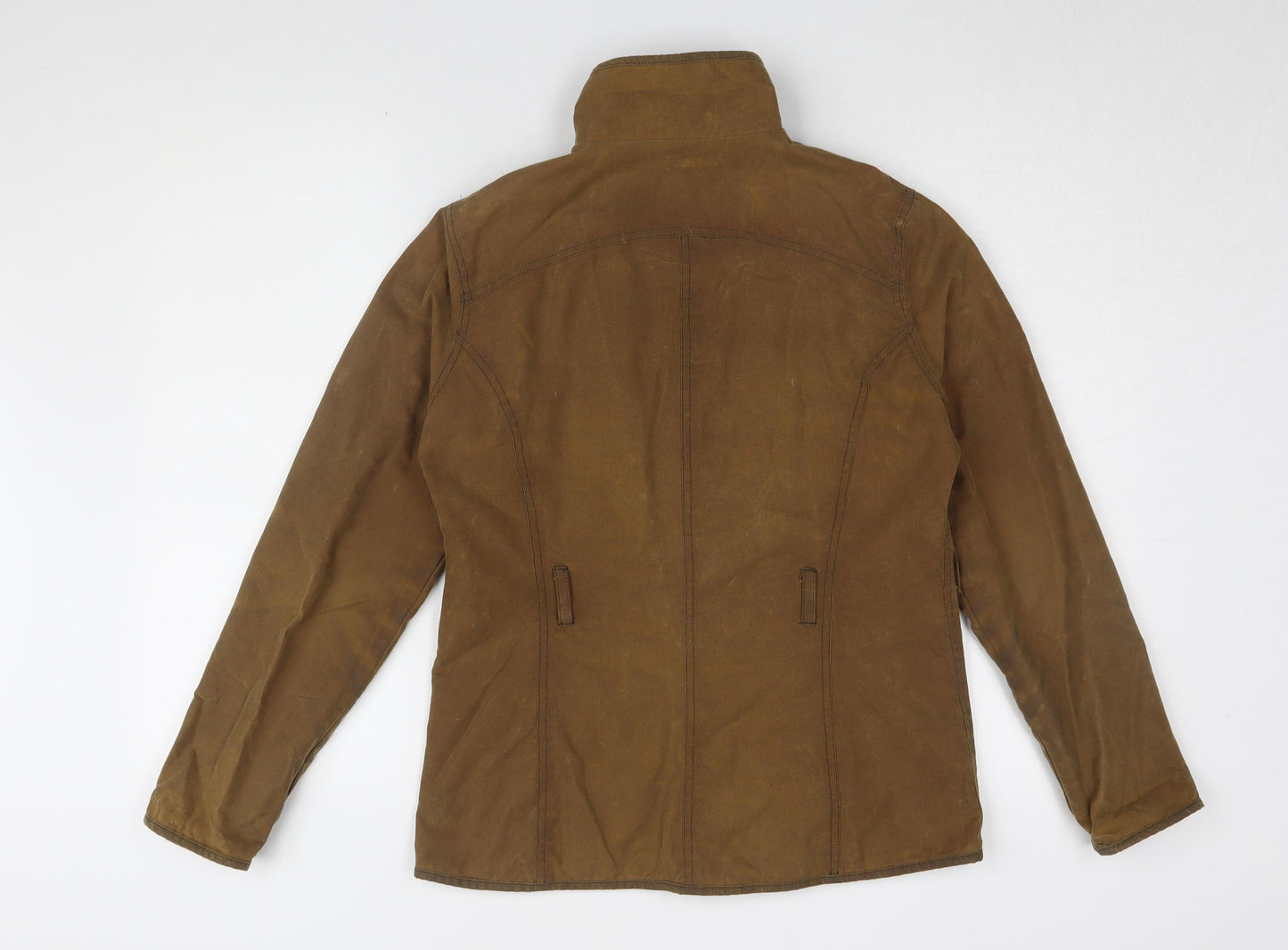 Elveden Women's Brown Waxed Cotton Jacket Size 10