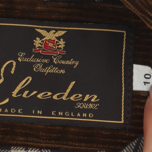 Elveden Women's Brown Waxed Cotton Jacket Size 10
